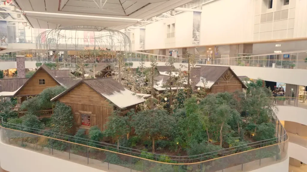 더현대 서울 크리스마스 빌리지 모습