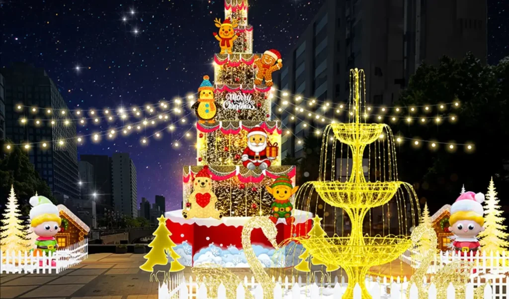 청계천 빛 축제 캔디캐슬 사진