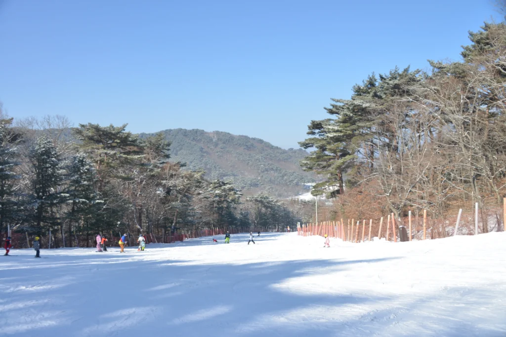 무주 덕유산 스키장 풍경