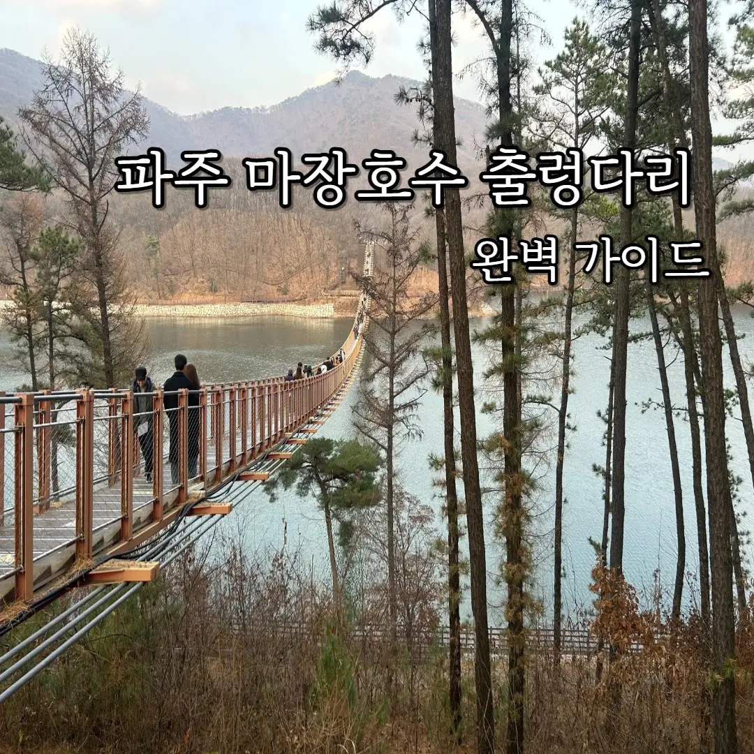 파주 마장호수 출렁다리