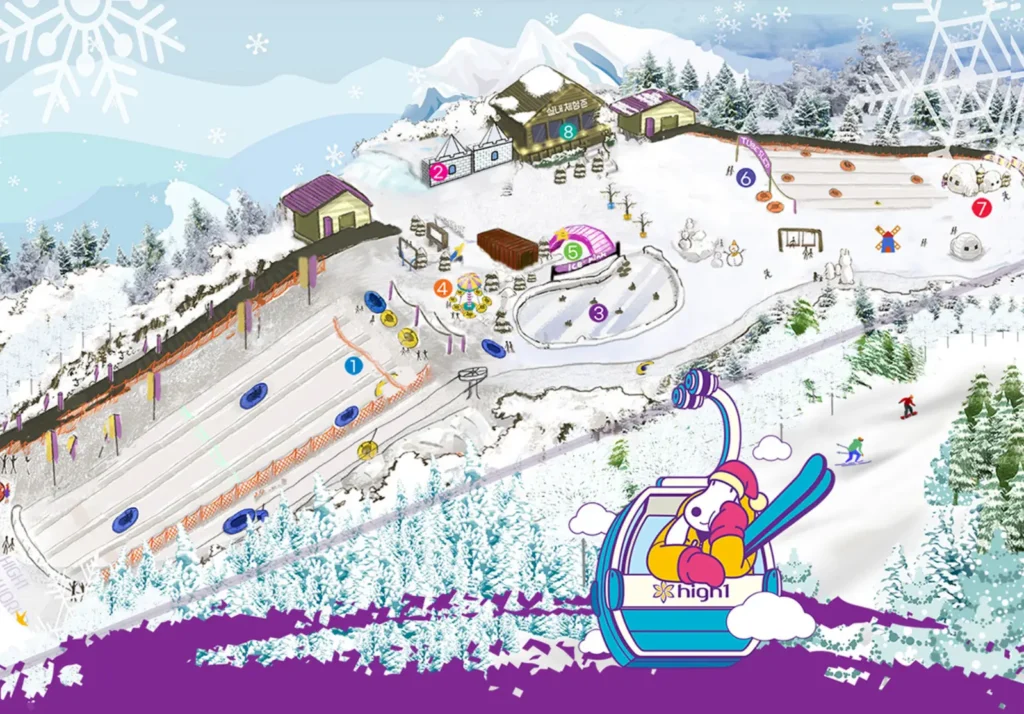 하이원 스키장 스노우월드