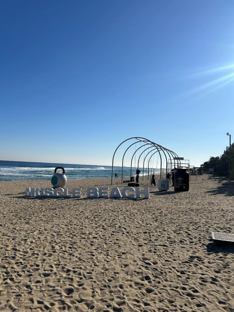 강릉 머슬비치 강문해변