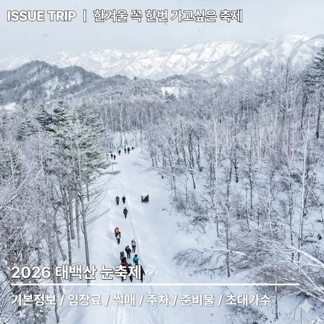 2026 태백산 눈축제 기본정보