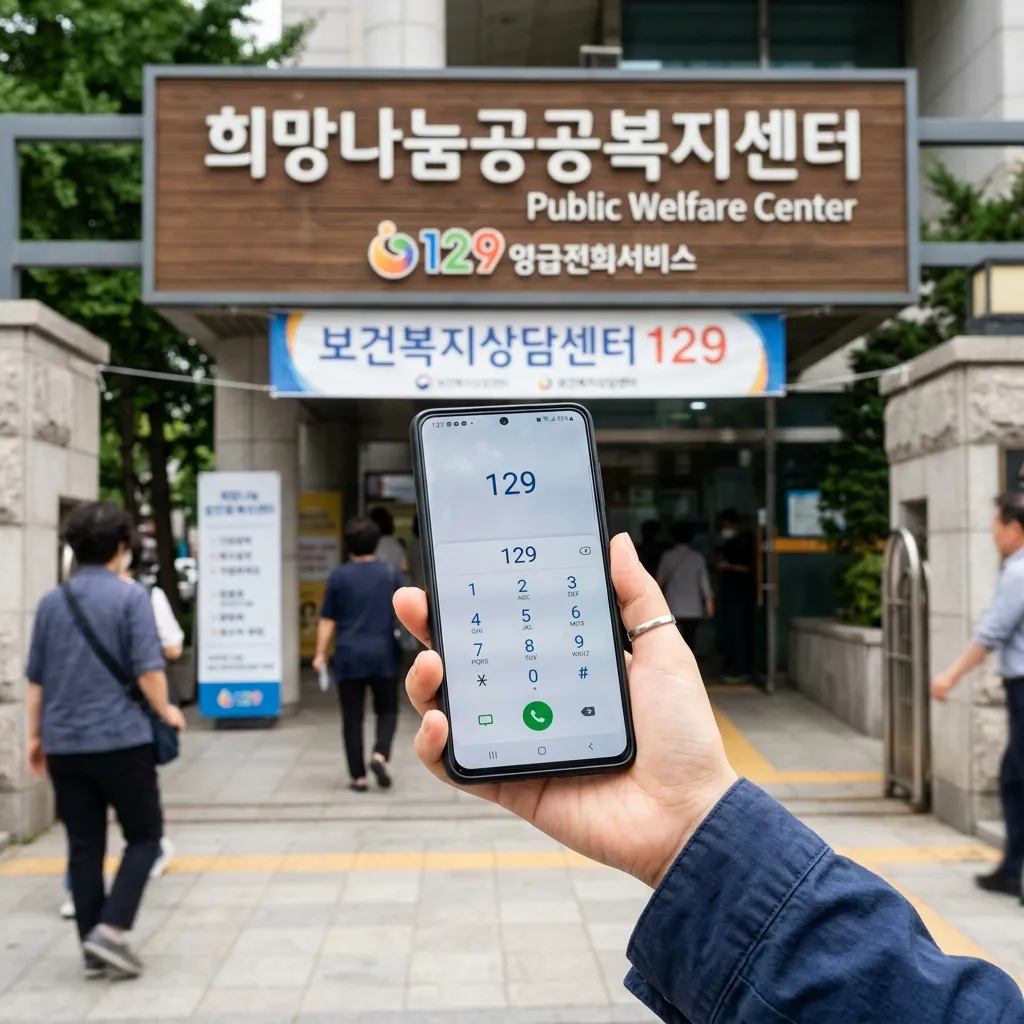 2026년 긴급복지지원 신청 전화번호(129) 및 위기 사유 안내 이미지